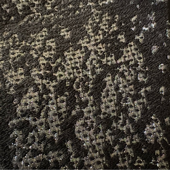 Rebecca Moses Black and Silver Poncho with Bow - Picture 8 of 8